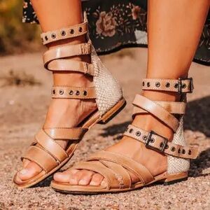 Freebird by Steven Tan Strappy Sandals
